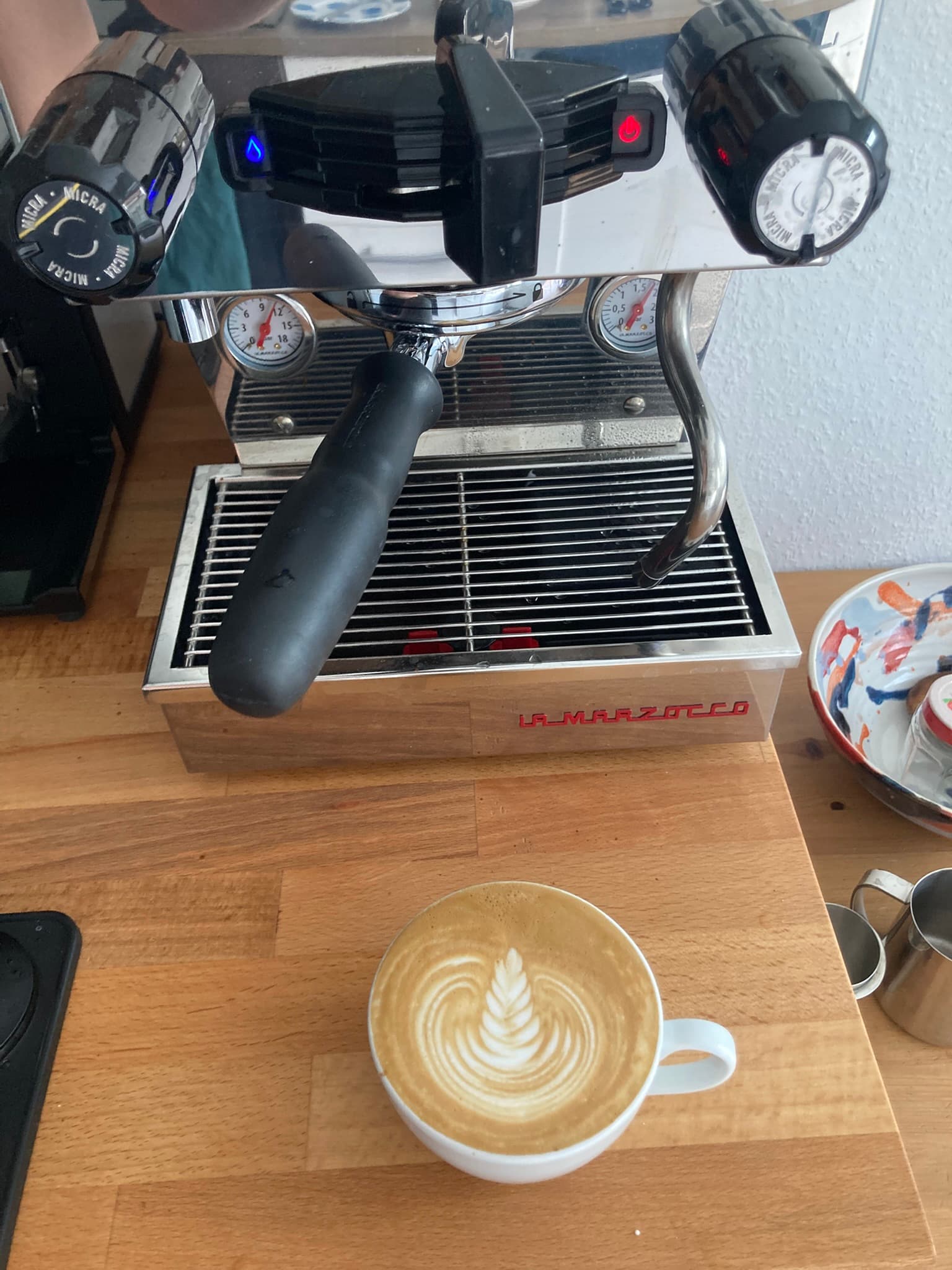 Rosetta latte art